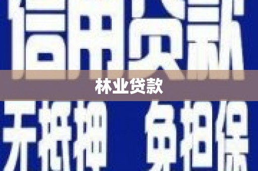 大兴安岭林业贷款