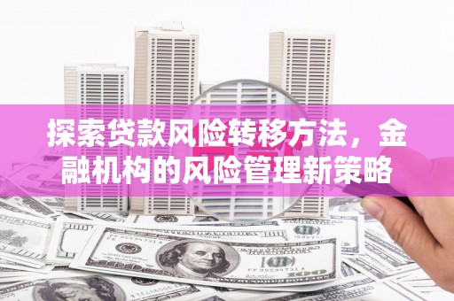 大兴安岭探索贷款风险转移方法，金融机构的风险管理新策略