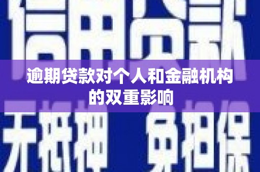 大兴安岭逾期贷款对个人和金融机构的双重影响