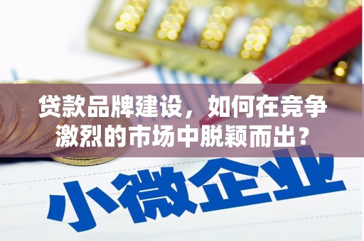 大兴安岭贷款品牌建设，如何在竞争激烈的市场中脱颖而出？