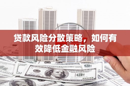 大兴安岭贷款风险分散策略，如何有效降低金融风险
