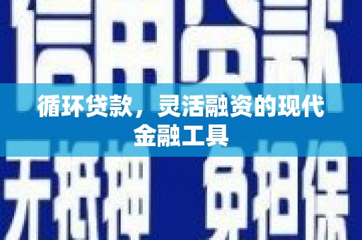 大兴安岭循环贷款，灵活融资的现代金融工具