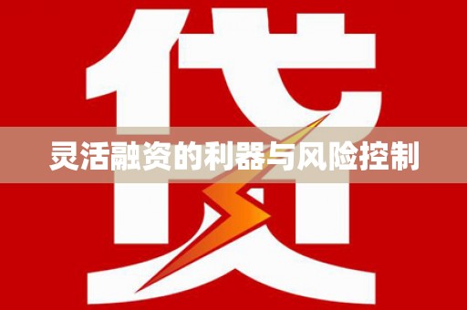 大兴安岭灵活融资的利器与风险控制