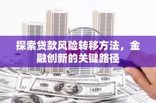 大兴安岭探索贷款风险转移方法，金融创新的关键路径