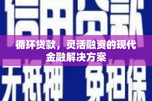 大兴安岭循环贷款，灵活融资的现代金融解决方案
