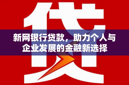 大兴安岭新网银行贷款，助力个人与企业发展的金融新选择
