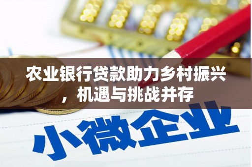 大兴安岭农业银行贷款助力乡村振兴，机遇与挑战并存