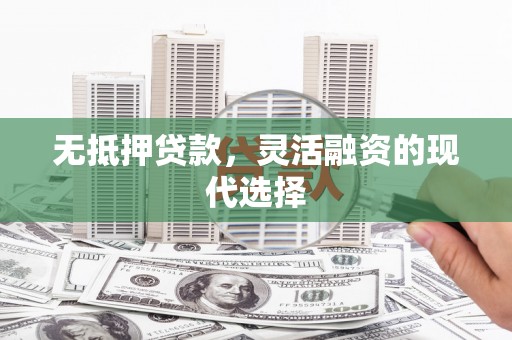 大兴安岭无抵押贷款，灵活融资的现代选择