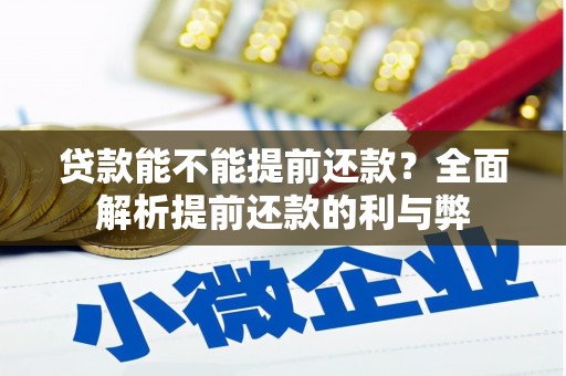 大兴安岭贷款能不能提前还款？全面解析提前还款的利与弊