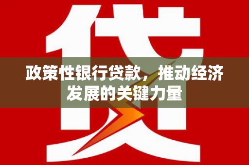 大兴安岭政策性银行贷款，推动经济发展的关键力量